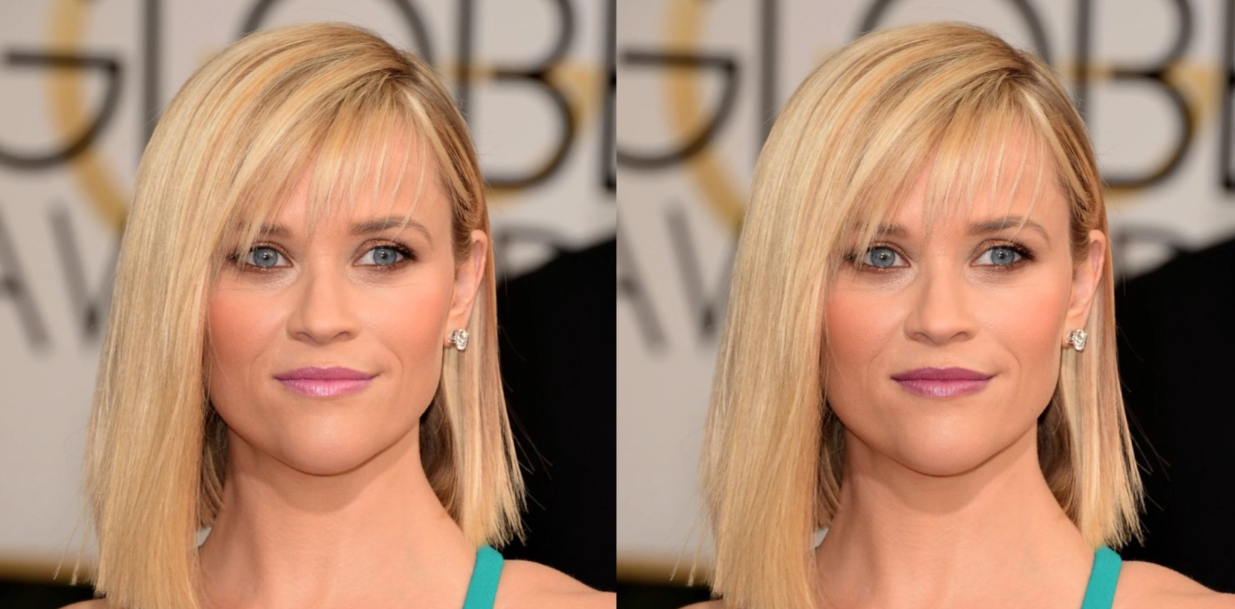 Reese Witherspoon with soft pink and soft mauve lipstick