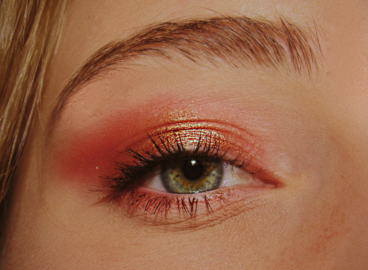 Medium contrast makeup example